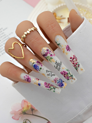 Слайдер-дизайн Гортензия и ягоды из каталога Цветные на любой фон, в интернет-магазине BPW.style